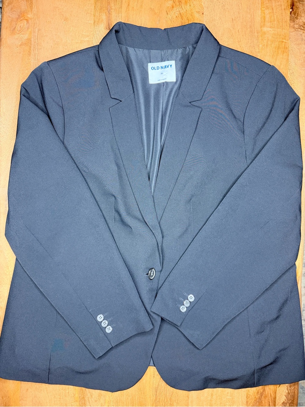 Old Navy Women’s Single-Button Black Blazer